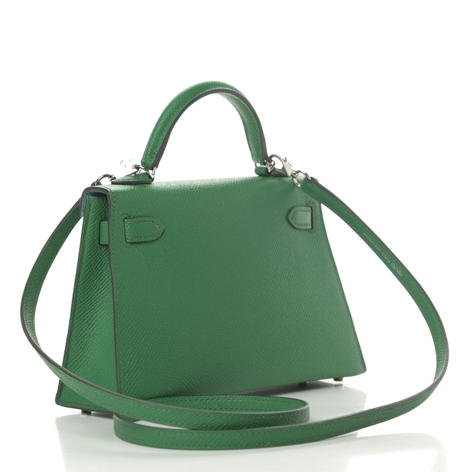 Hermes Epsom Verso Mini Kelly Sellier 20 Cactus Bleu Atoll 3 of 11