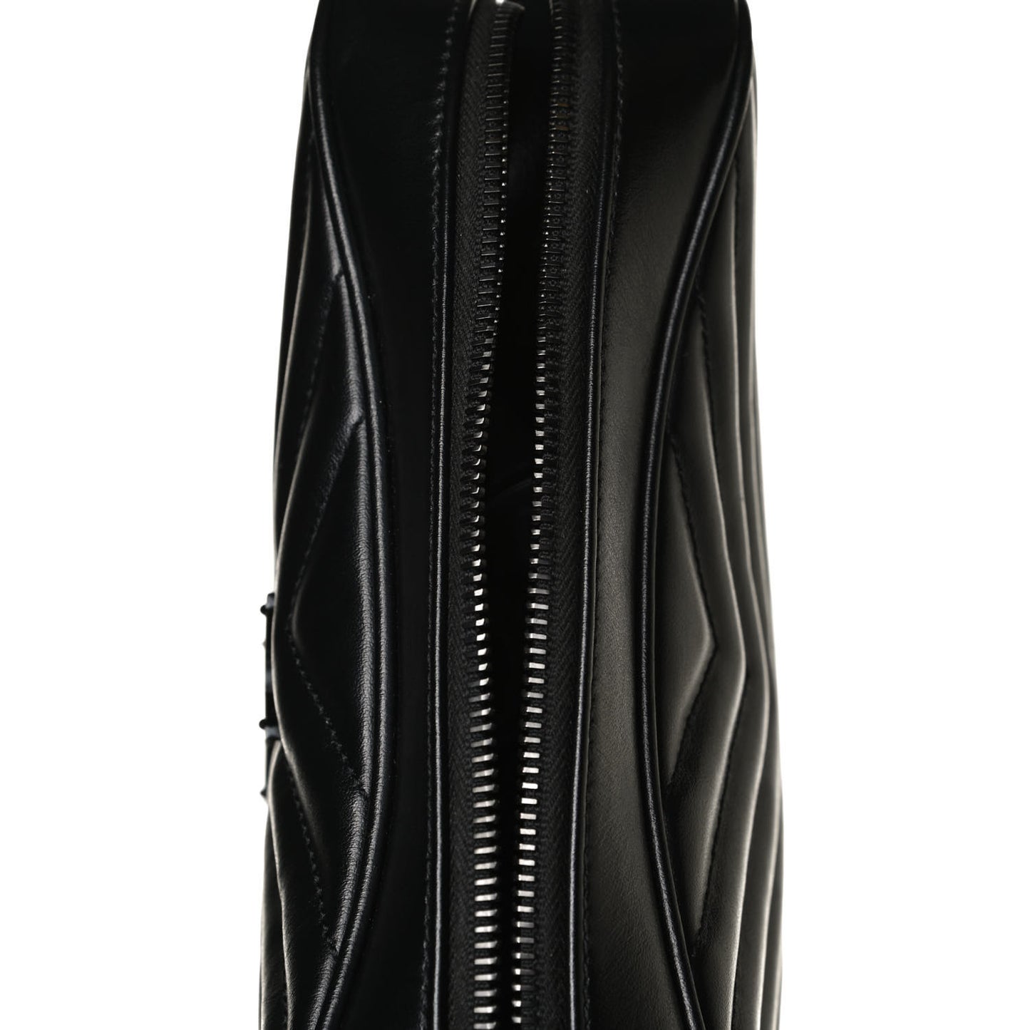 Calfskin Matelasse Monogram Lou Camera Bag Black