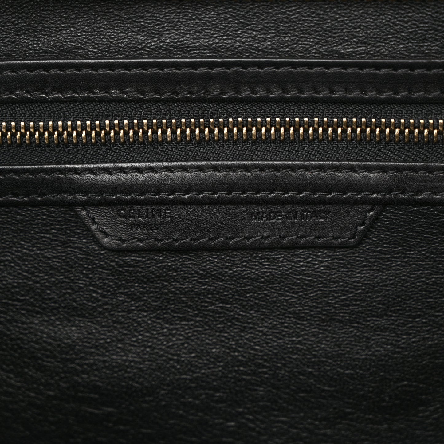Elephant Calfskin Mini Bi-Color Luggage Black White
