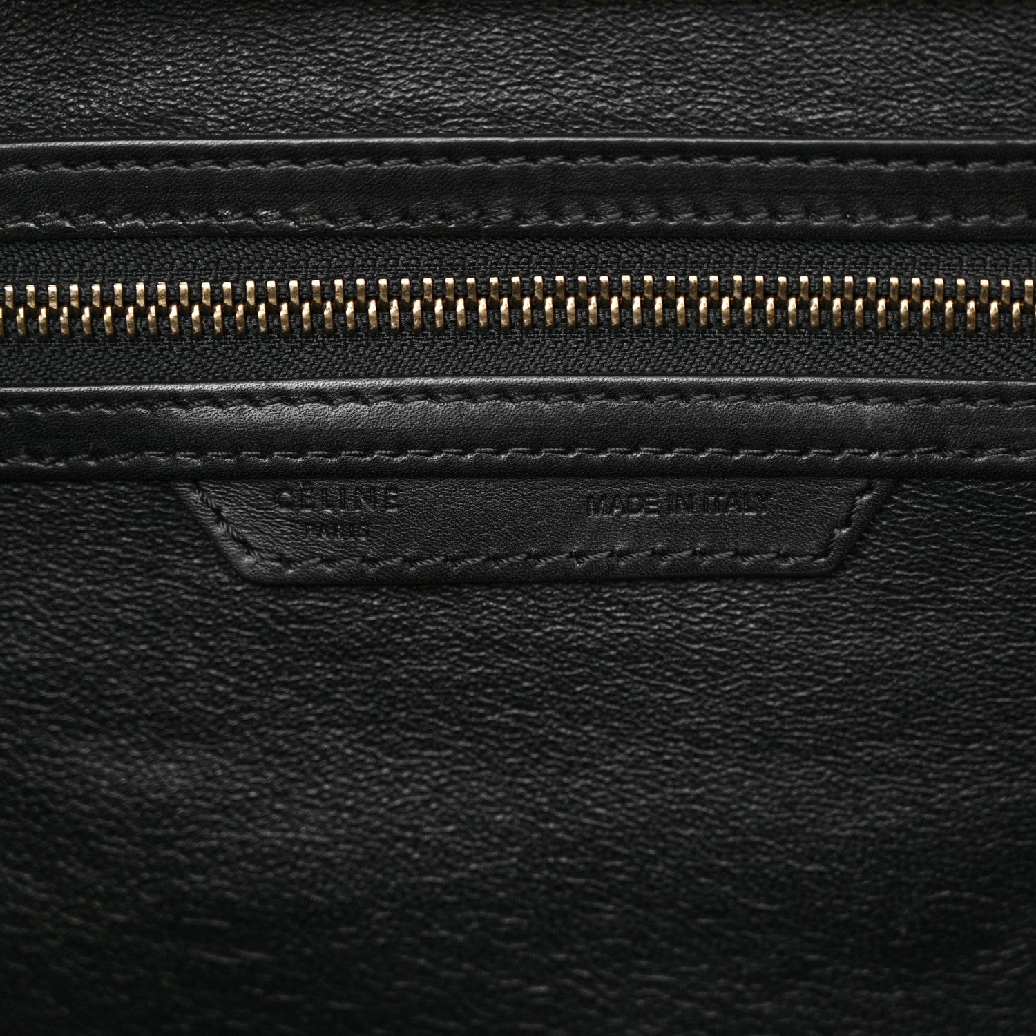 Celine Elephant Calfskin Mini Bi-Color Luggage Black White 6 of 11