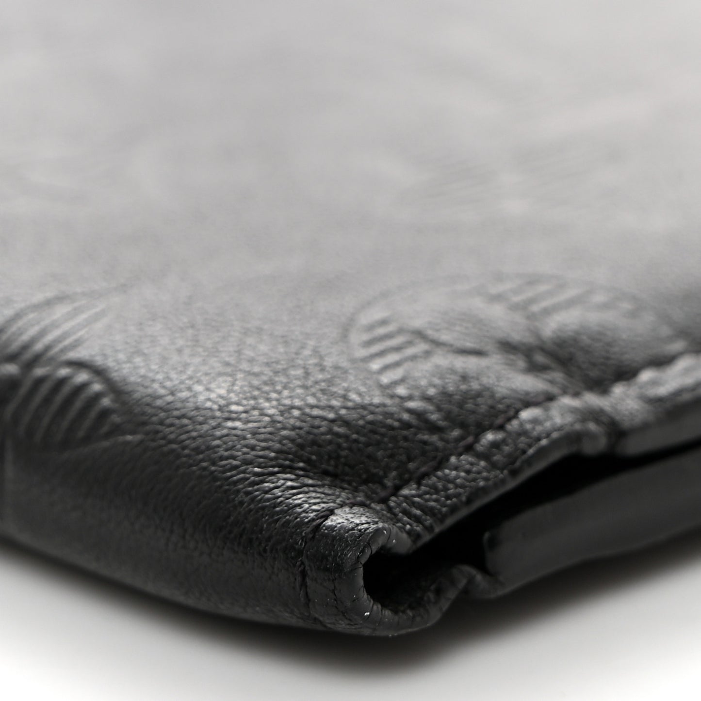 Calfskin Monogram Shadow Multiple Wallet Black