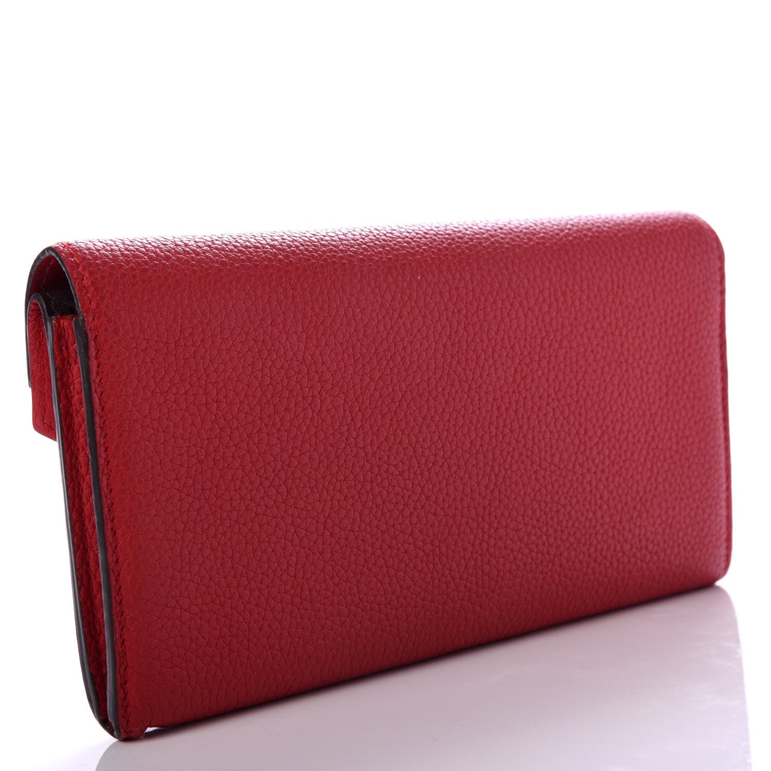 Louis Vuitton Calfskin Double V Wallet Rubis 3 of 8