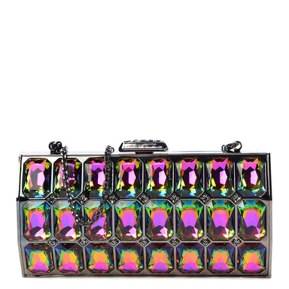 Judith Leiber Crystal Radiant Clutch Oilslick 1 of 10