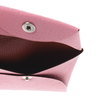 Hermes Chevre Mysore Verso Bastia Coin Purse Rose Confetti Brique 5 of 7