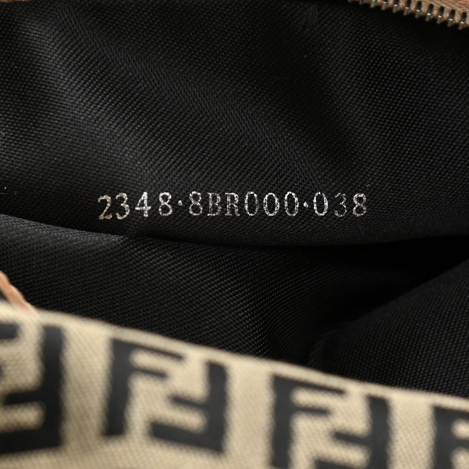 Fendi Zucchino Baguette Beige 6 of 8