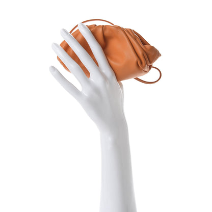 Bottega Veneta Butter Calfskin Coin Purse Light Orange 2 of 10