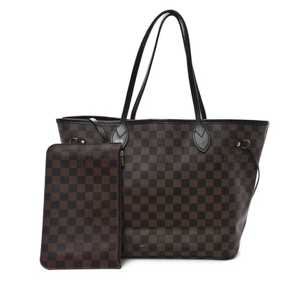 Louis Vuitton Damier Ebene Neverfull MM 3 of 14