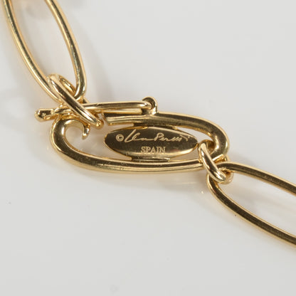 Tiffany 18K Yellow Gold Elsa Peretti Full Heart Charm Bracelet 5 of 6