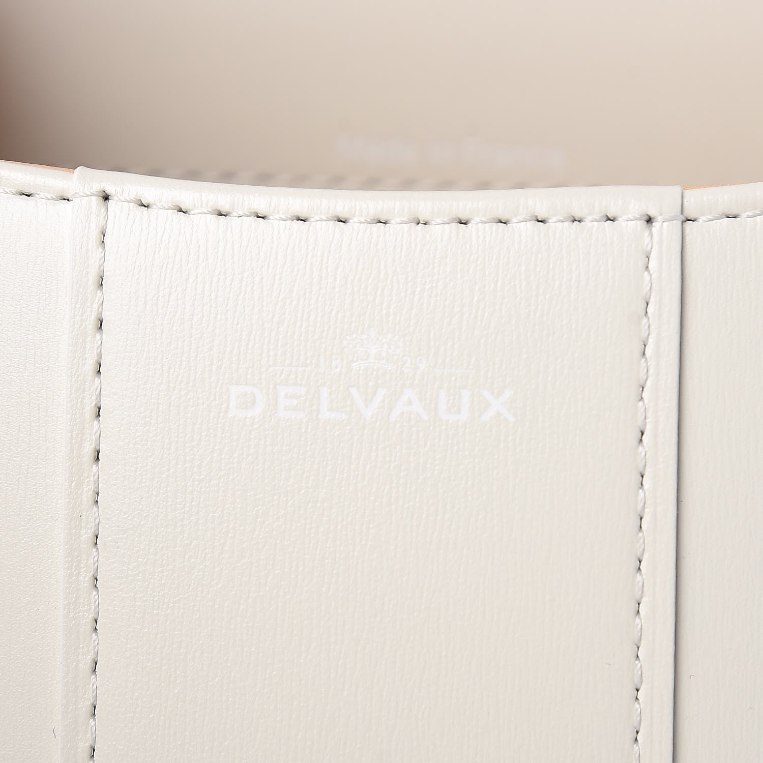 Delvaux Calfskin Mini Brillant Satchel Ivory 6 of 22