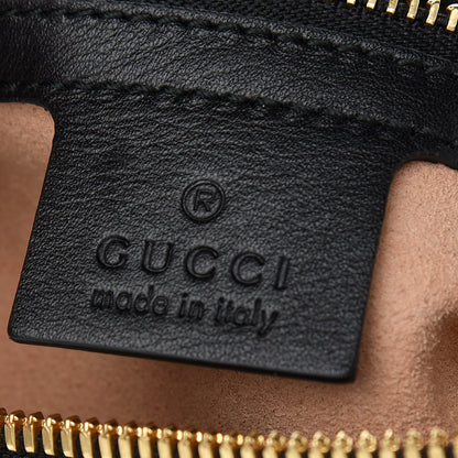 Gucci Apollo Calfskin GG Dadini Embroidered Large Hobo Black 6 of 9