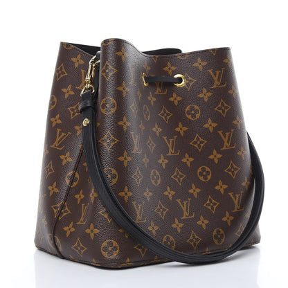 Louis Vuitton Monogram Neonoe MM Black 3 of 8