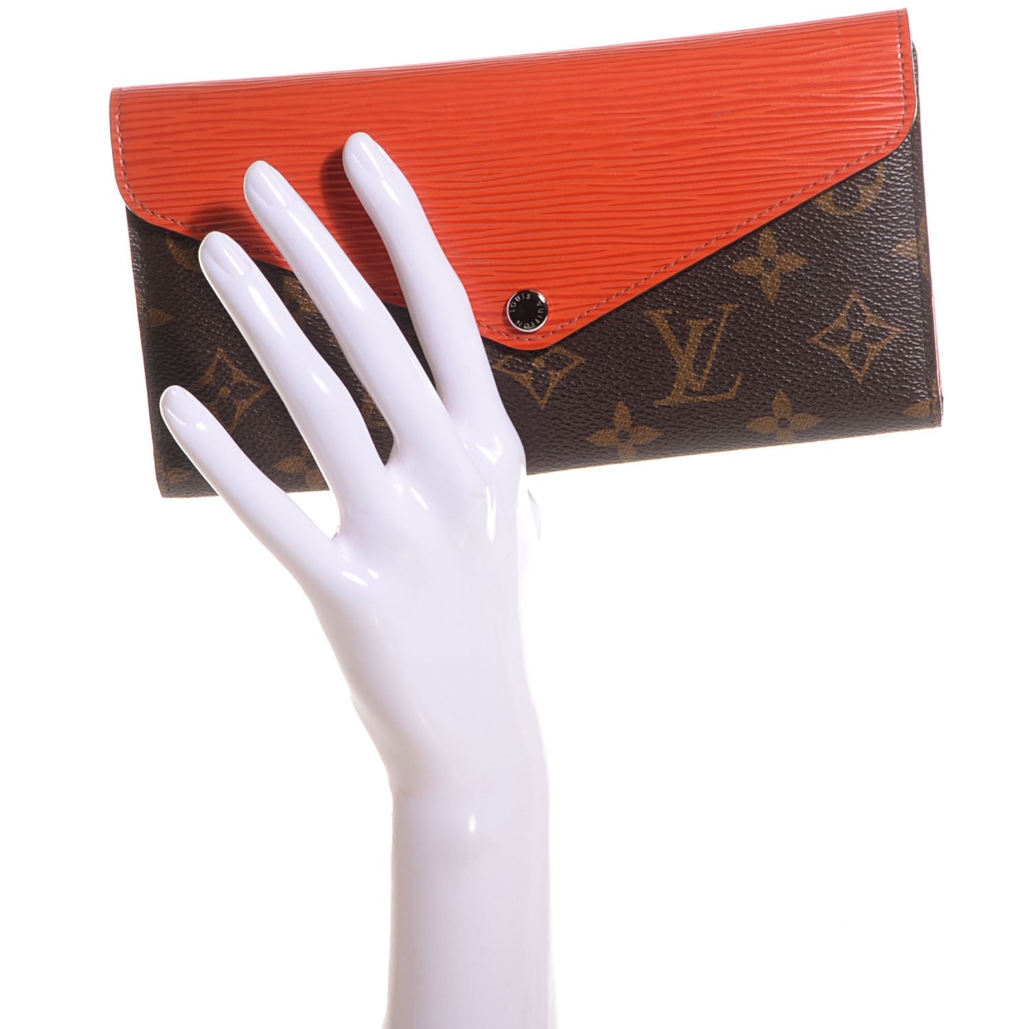 Louis Vuitton Monogram Epi Marie-Lou Long Wallet Piment 2 of 8