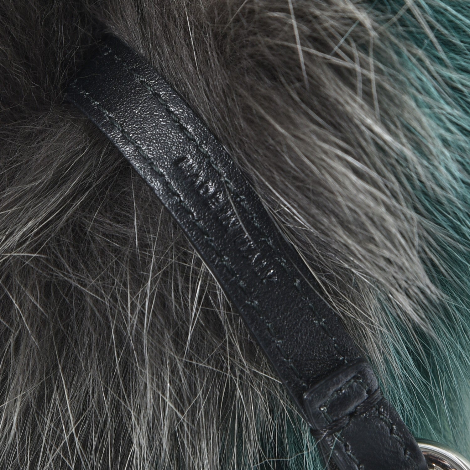 Fendi Fox Fur Pom Pom Bag Charm Multicolor 4 of 5
