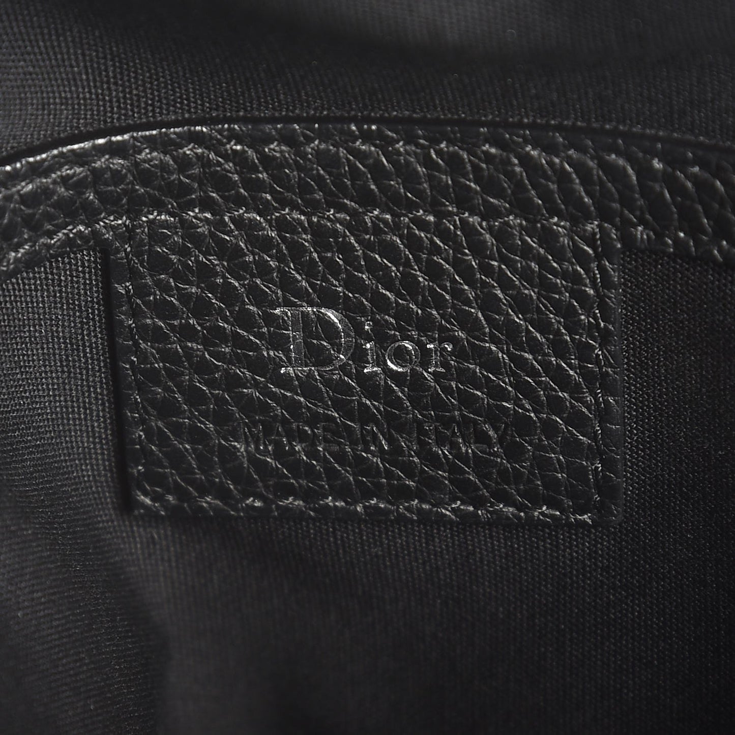 Grained Calfskin Mini Rider Backpack Black