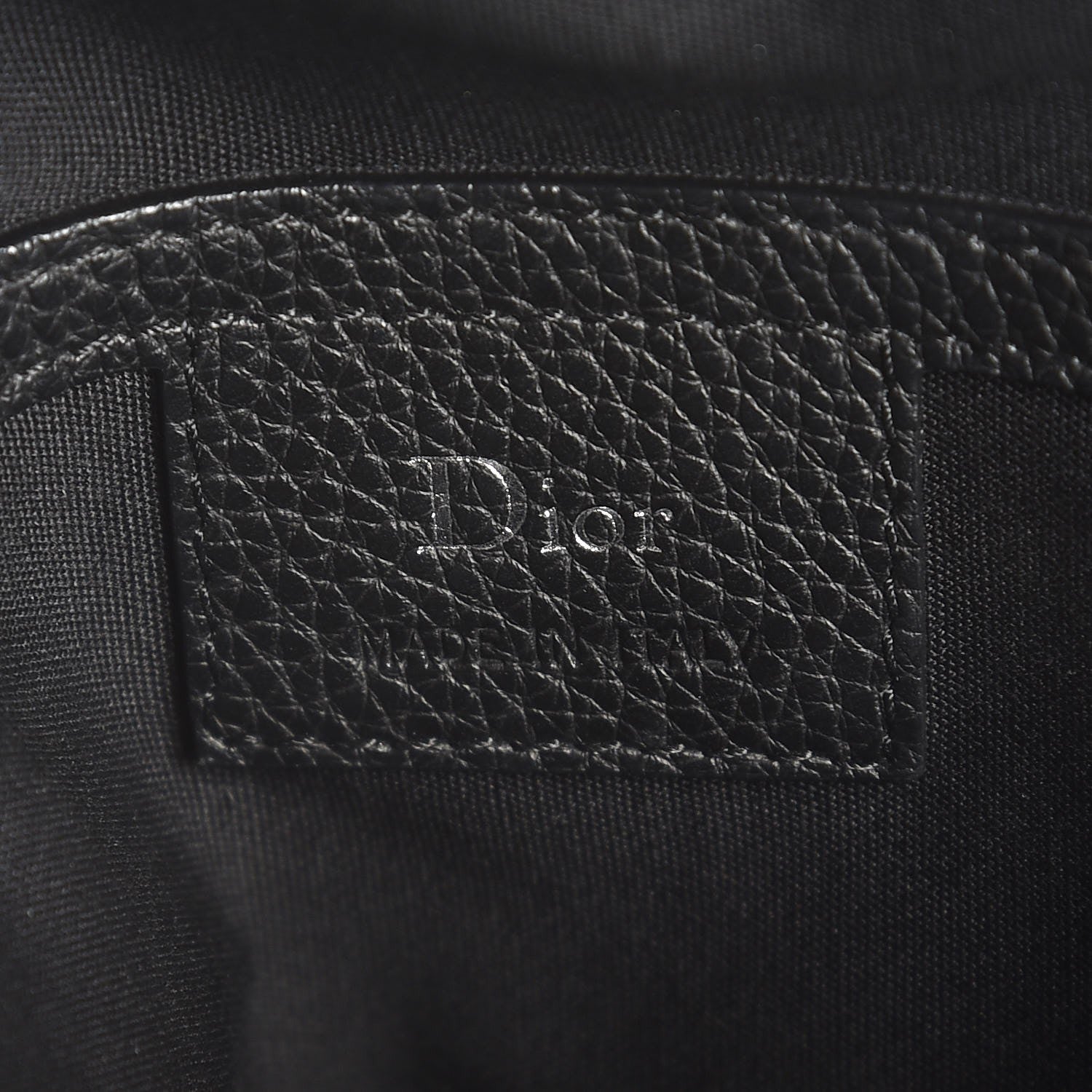Christian Dior Grained Calfskin Mini Rider Backpack Black 6 of 7