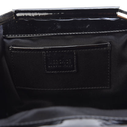 Versace Patent Quilted Satchel Black 6 of 8