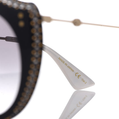 Gucci Crystal Cat Eye GG0214S Sunglasses Black 5 of 8