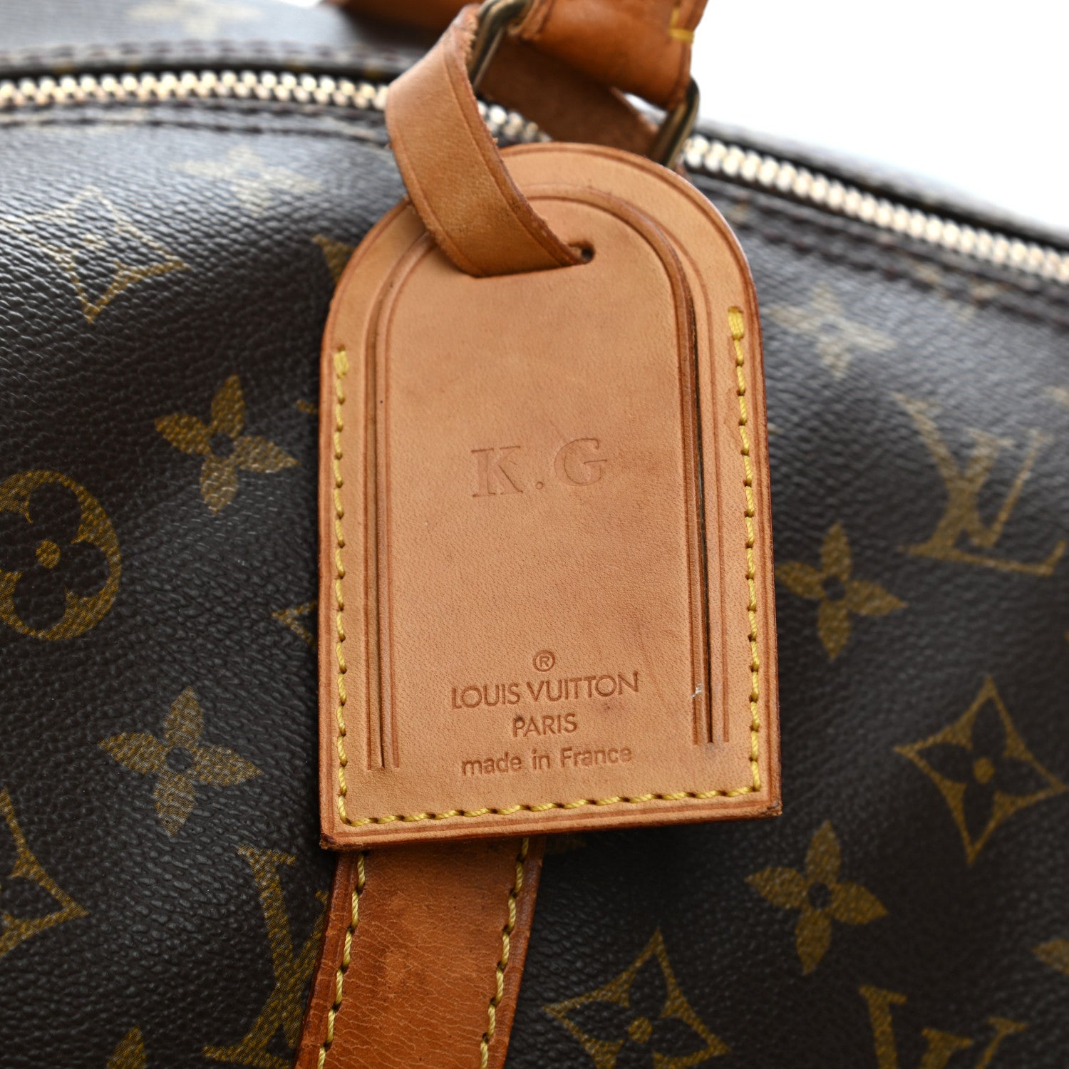 Louis Vuitton Monogram Keepall Bandouliere 55 10 of 21