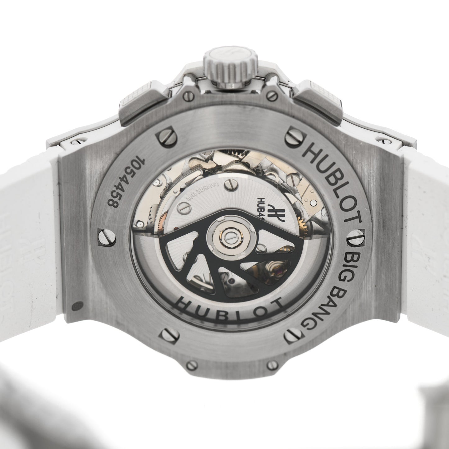 Stainless Steel Ceramic Rubber 44mm Big Bang Automatic Watch White 301.SE.230.RW