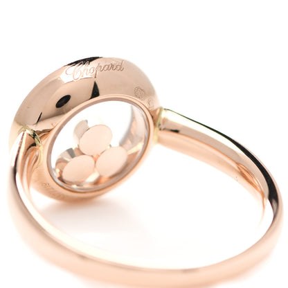 Chopard 18K Rose Gold 3 Happy Diamond Icons Ring 52 6 6 of 7