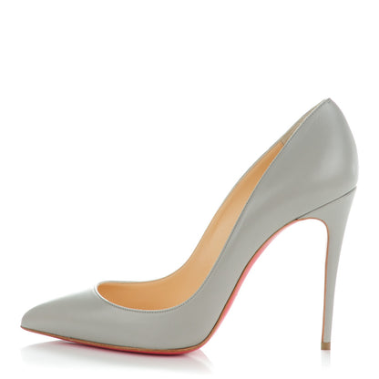 Christian Louboutin Kid Pigalle Follies 100 Pumps 38.5 Gris 1 of 8
