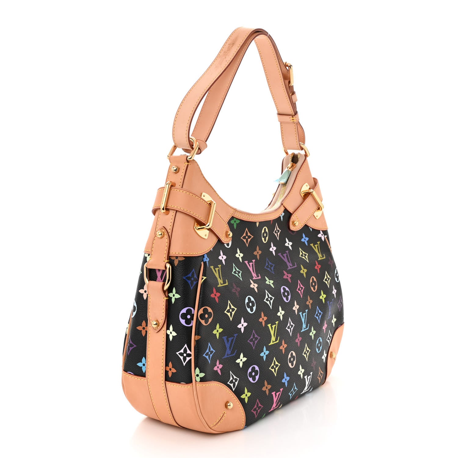 Louis Vuitton Monogram Multicolor Greta Black 3 of 10