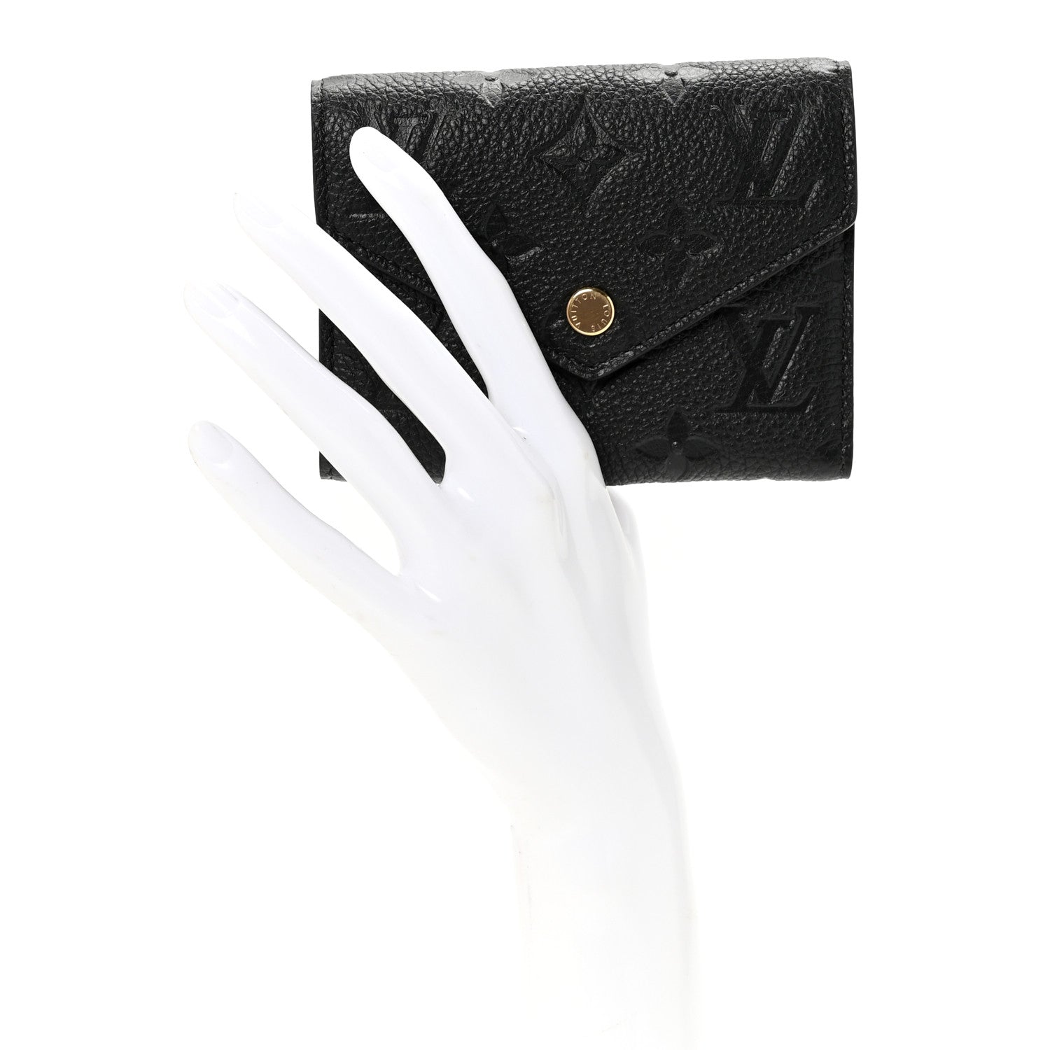 Louis Vuitton Empreinte Victorine Wallet Black 2 of 6