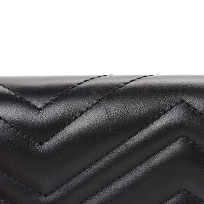 Gucci Calfskin Matelasse GG Marmont Mini Bag Black 10 of 14