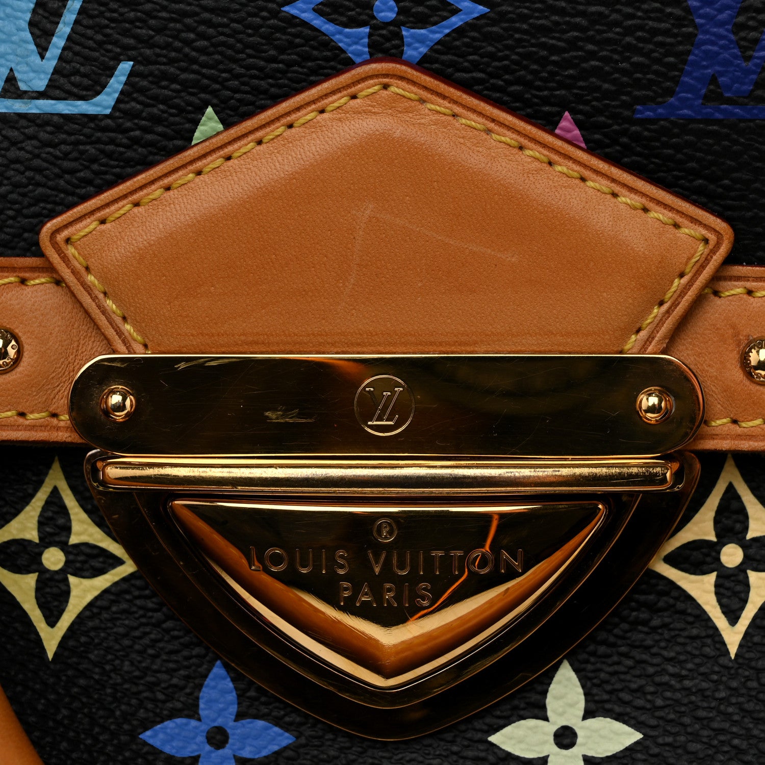 Louis Vuitton Monogram Multicolor Rita Black 12 of 16