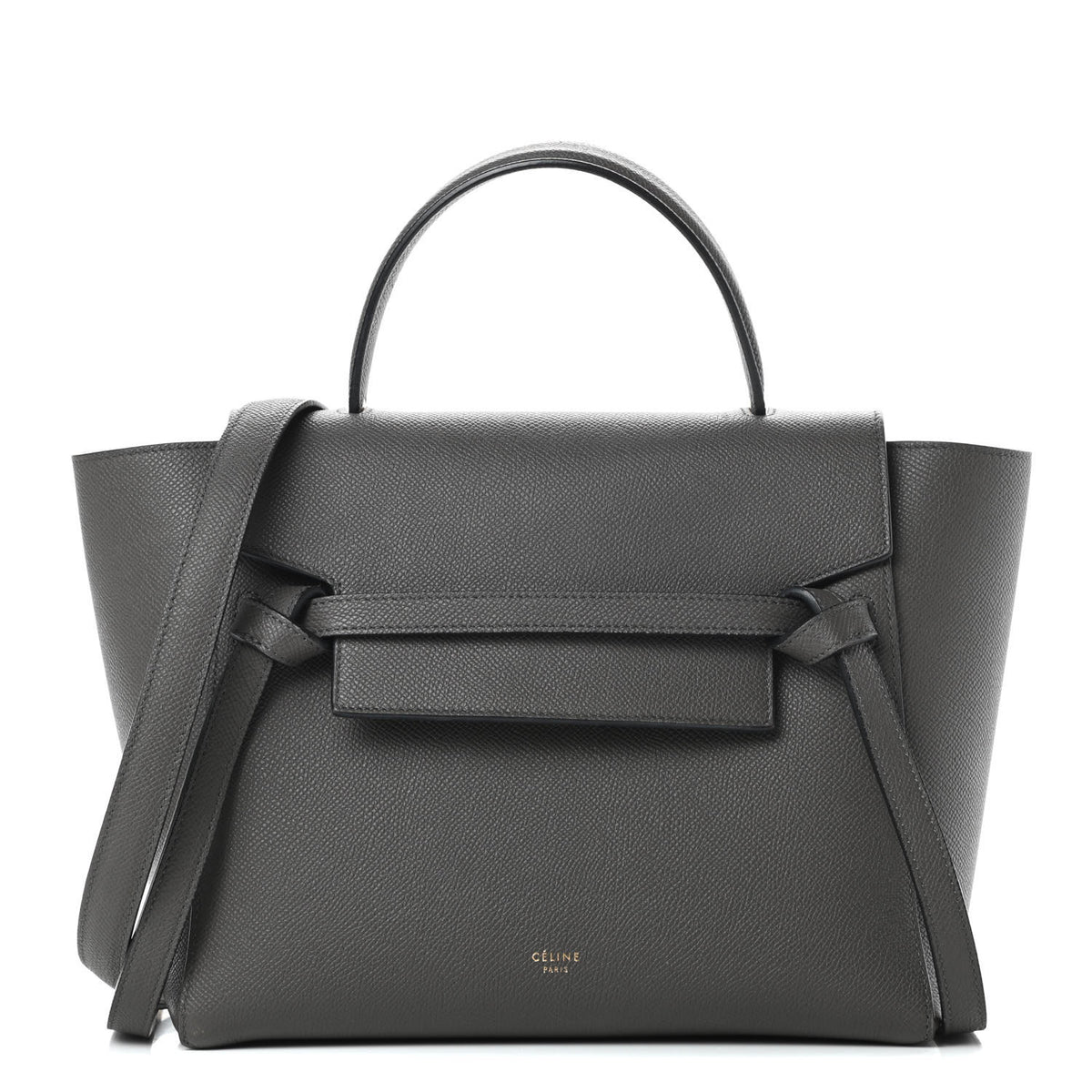 Celine Baby Grained Calfskin Micro Belt Bag Grey 1 of 12