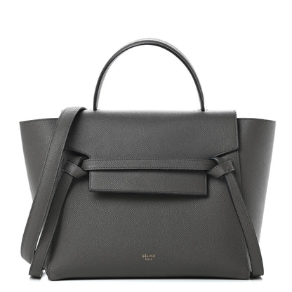 Celine Baby Grained Calfskin Micro Belt Bag Grey 1 of 12