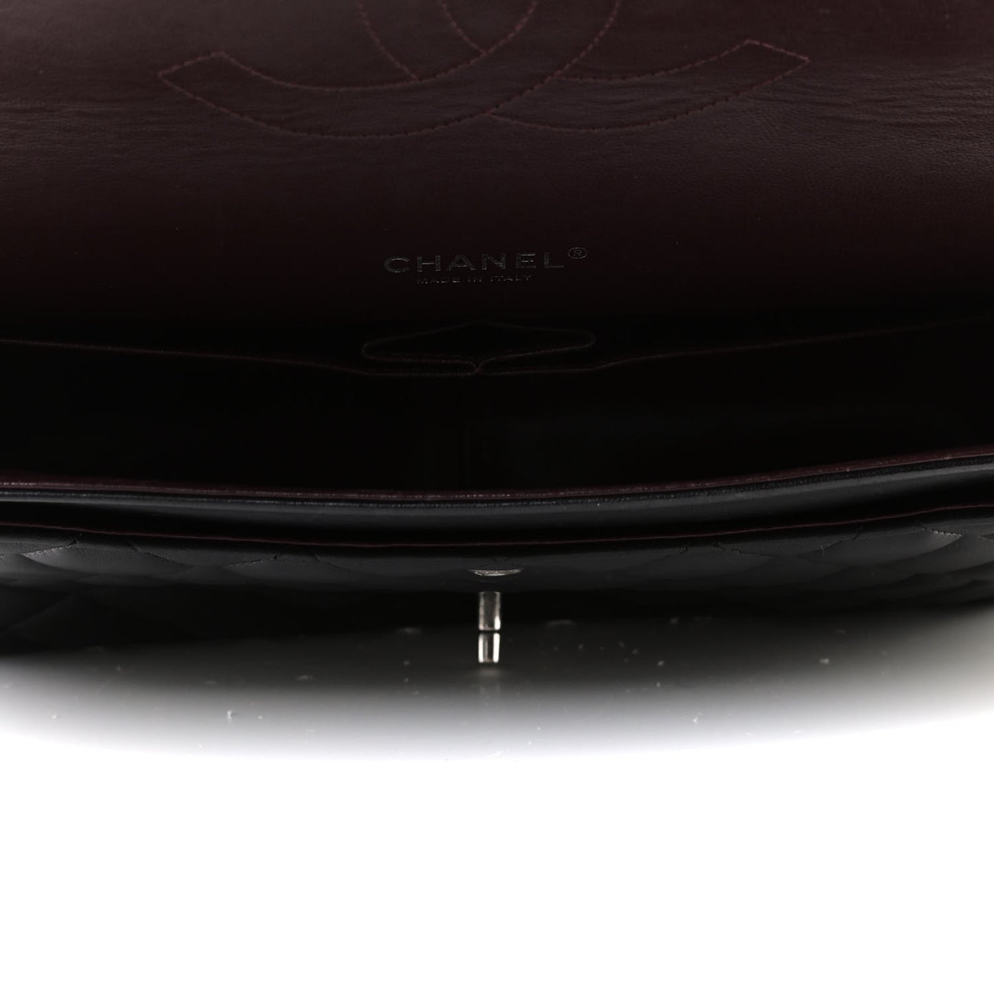Lambskin Quilted Maxi Single Flap Black