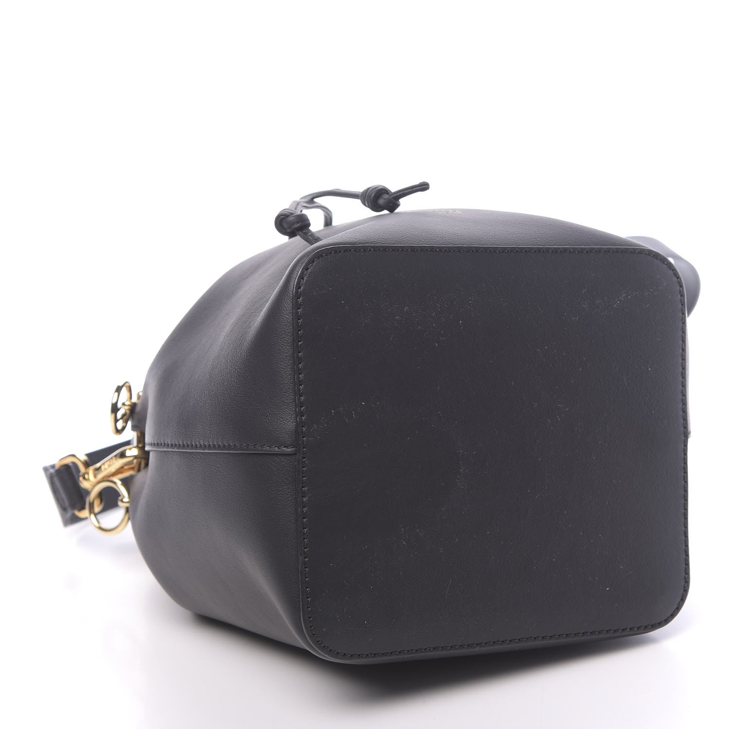 Fendi Vitello Grace Matte F is Fendi Grande Mon Tresor Bucket Bag Black 4 of 10