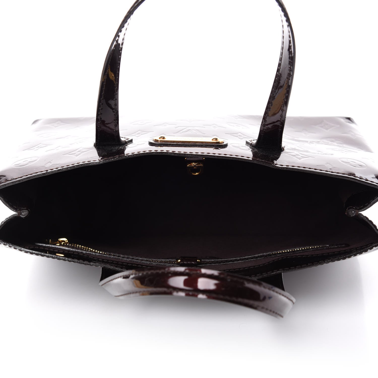 Louis Vuitton Vernis Wilshire PM Amarante 5 of 9