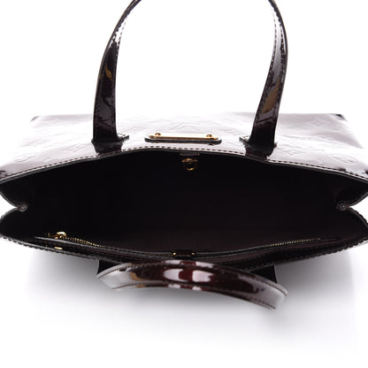 Louis Vuitton Vernis Wilshire PM Amarante 5 of 9