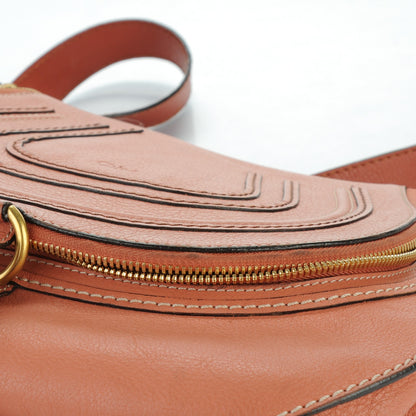 Chloe Calfskin Medium Marcie Crossbody Bag Coral 9 of 11