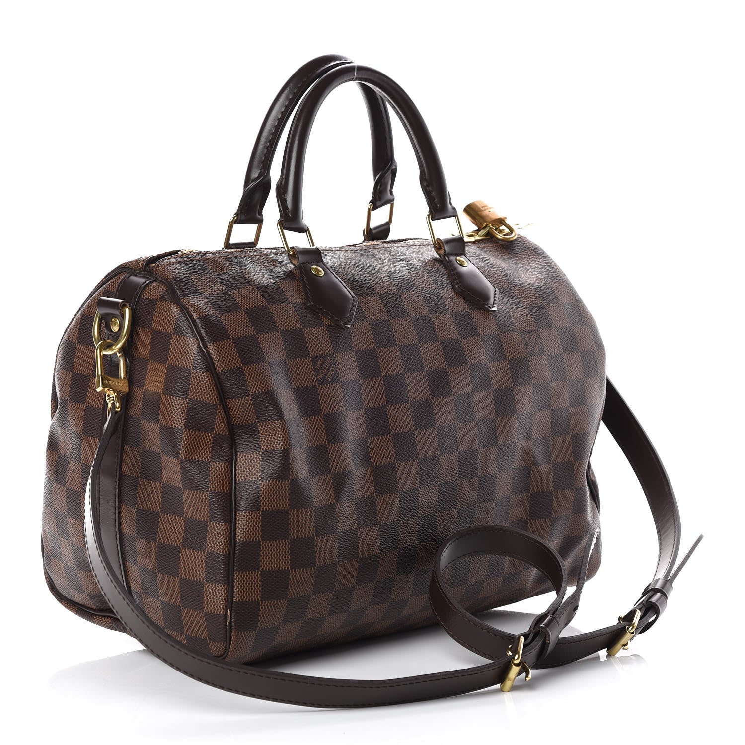 Louis Vuitton Damier Ebene Speedy Bandouliere 30 4 of 15