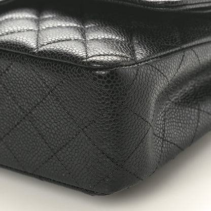 Chanel Caviar Quilted Medium Double Flap Black 9 of 9