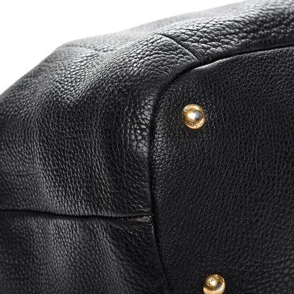 Prada Deerskin Shoulder Bag Black 10 of 15