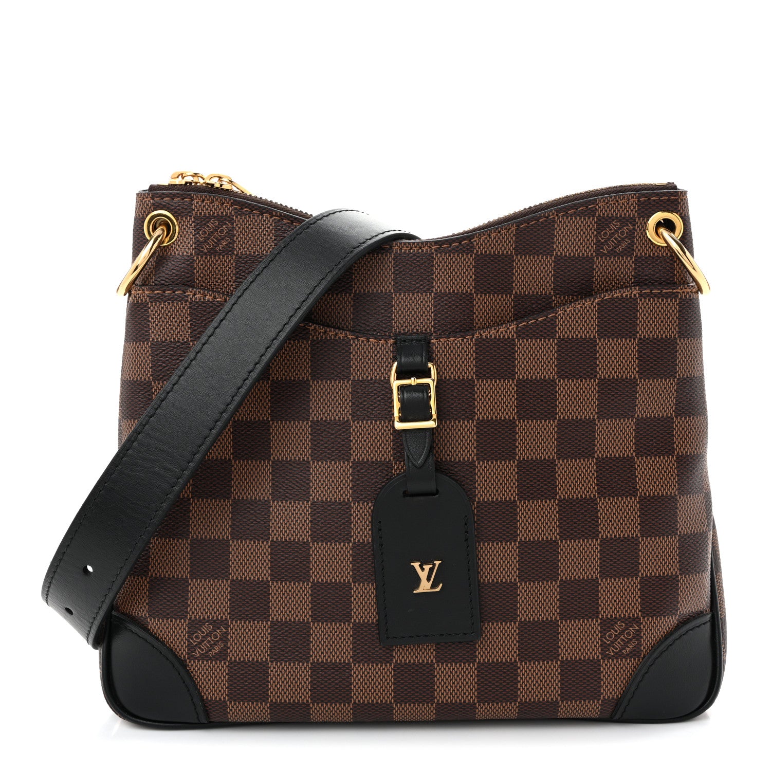 Louis Vuitton Damier Ebene Odeon PM Black 1 of 9