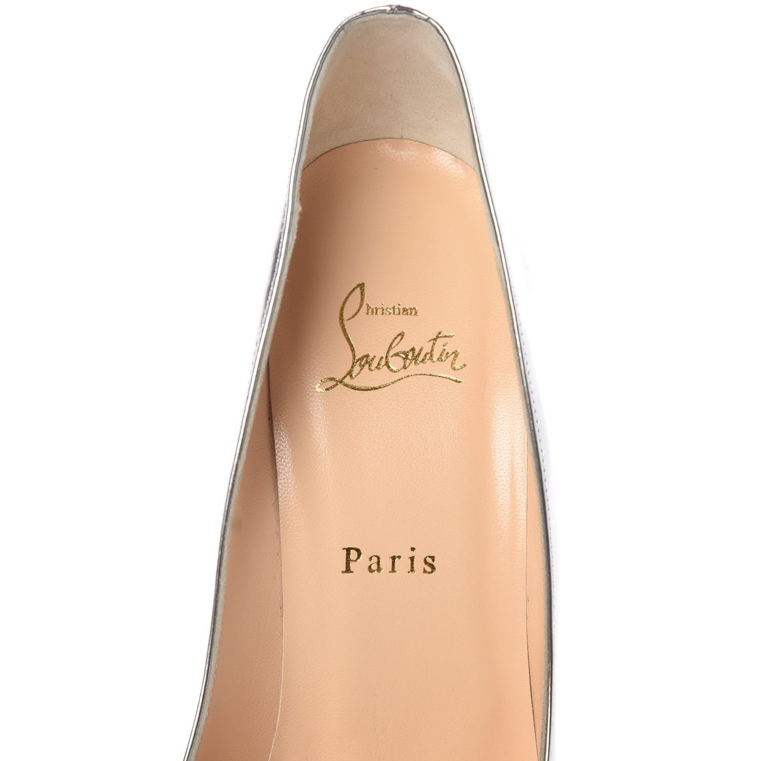 Christian Louboutin Pigalle Follies 100 Pumps 40.5 Antispecchio Silver 5 of 10