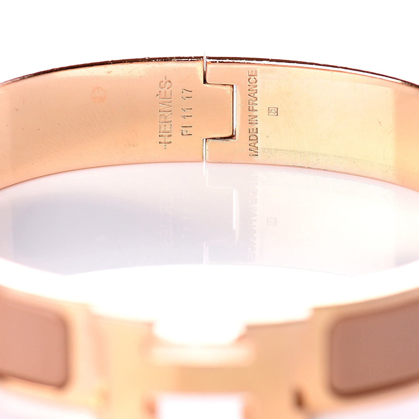 Enamel Clic Clac H Narrow Bracelet PM Makeup