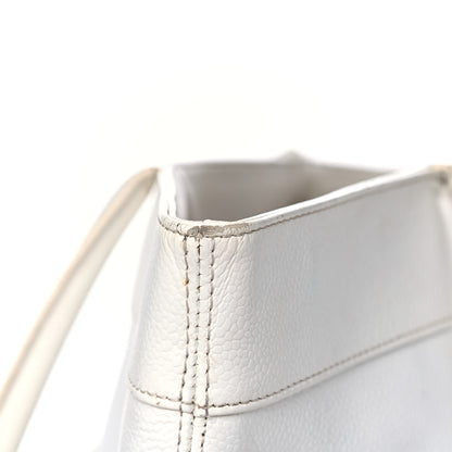 Chanel Caviar CC Tote White 17 of 20