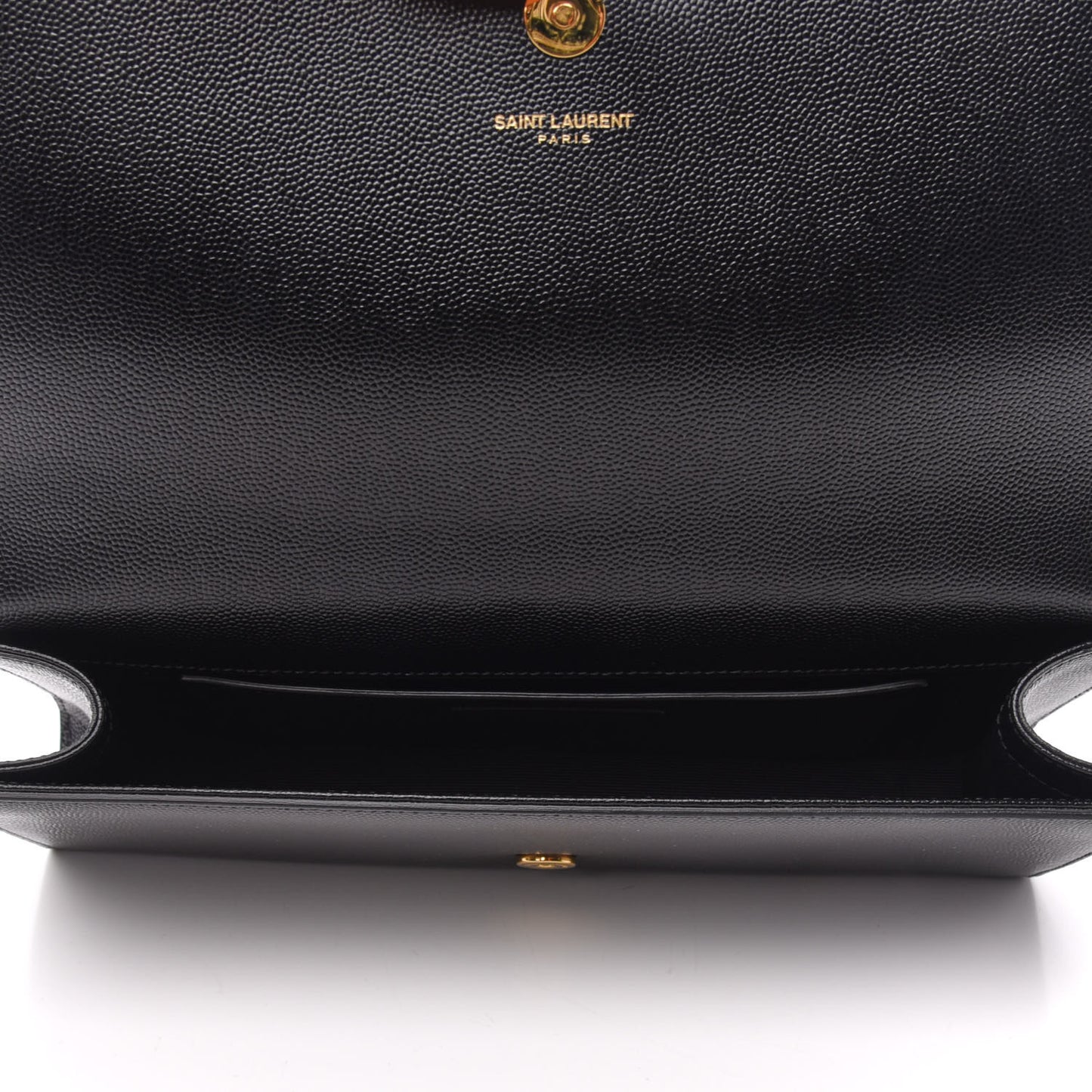Grain De Poudre Monogram Cassandre Clutch Black