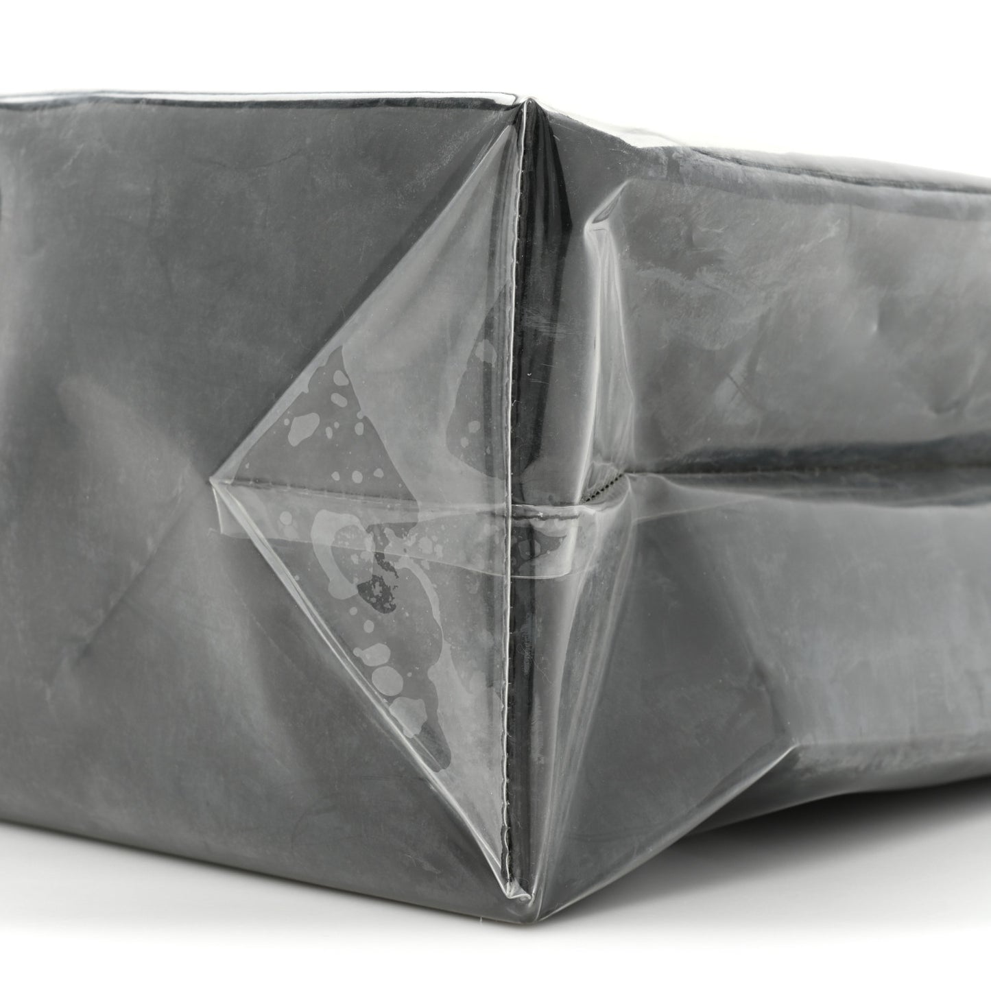 X Comme de Garçons Paper Plastic Web Shopper Tote Black