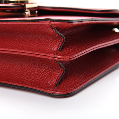 Gucci Dollar Calfskin Small Interlocking G Shoulder Bag Red 9 of 10