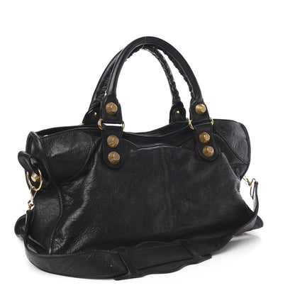 Balenciaga Agneau Giant 21 Gold Hardware Part Time Black 4 of 16