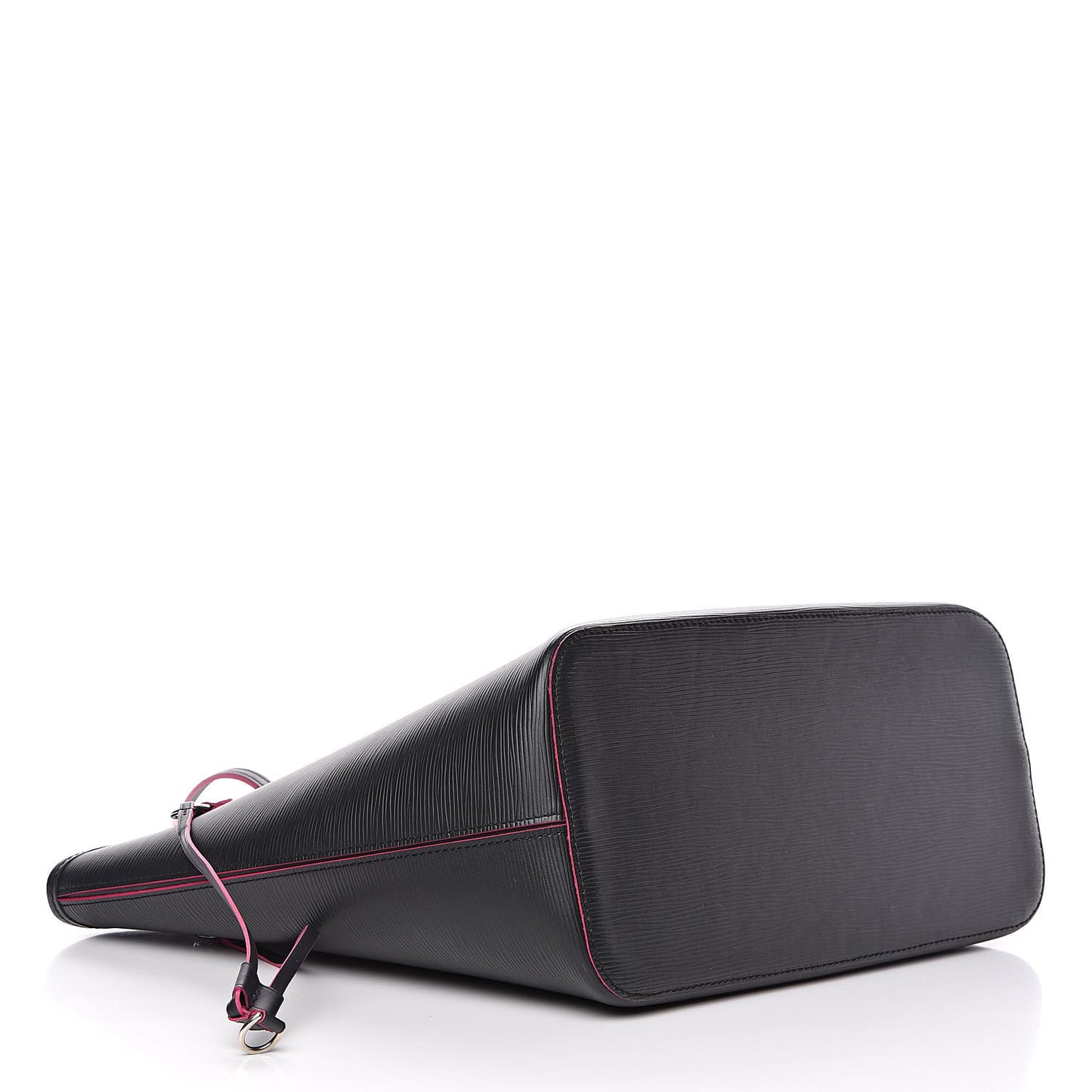 Epi Neverfull MM Black Hot Pink