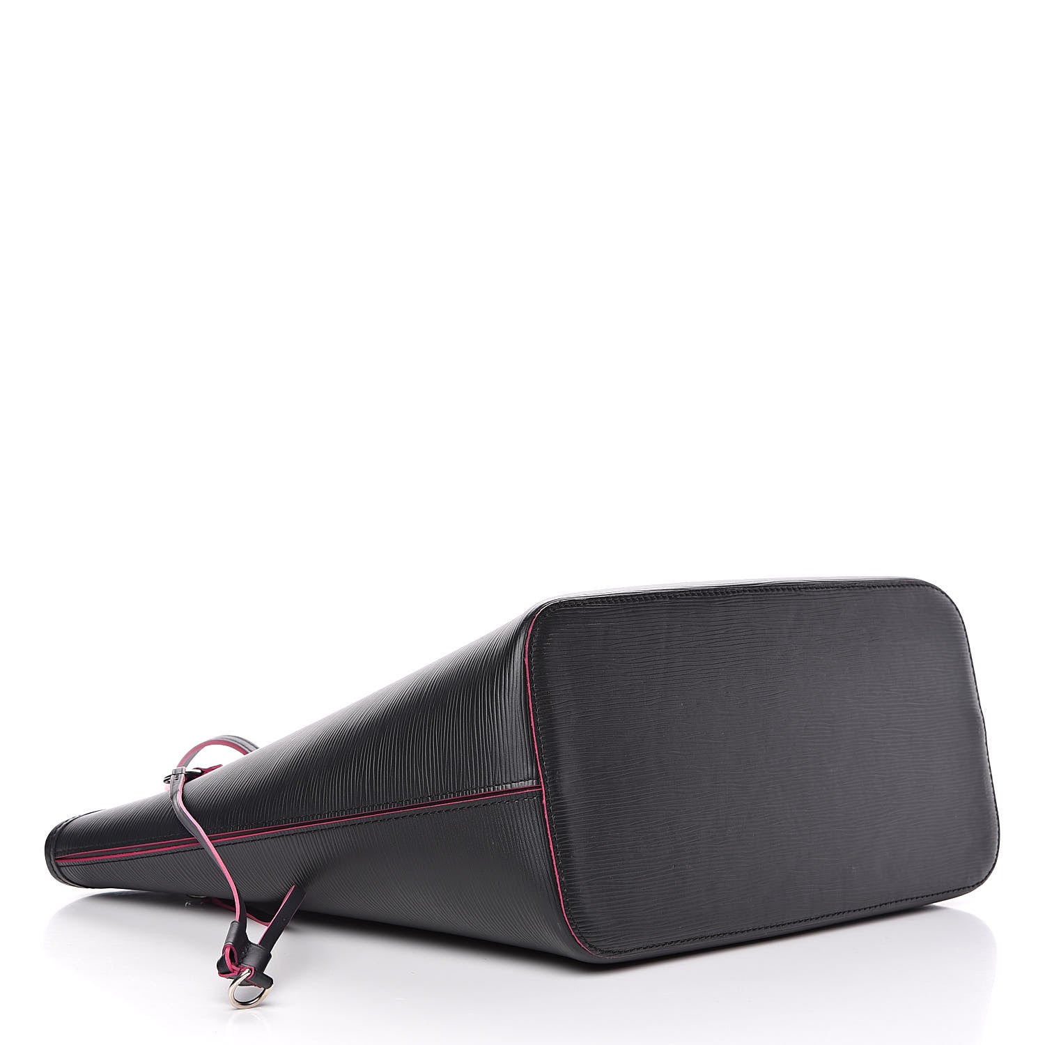 Louis Vuitton Epi Neverfull MM Black Hot Pink 4 of 14