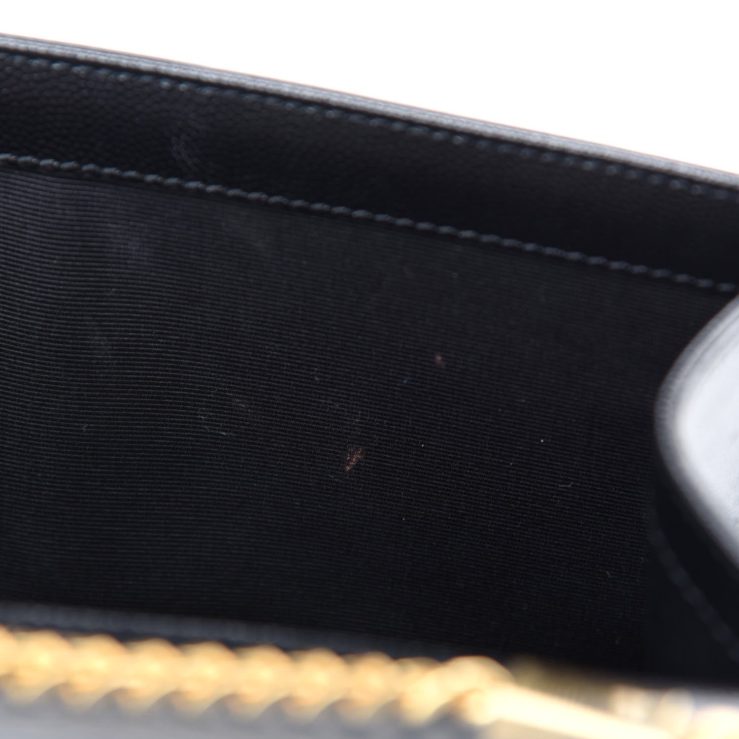 Saint Laurent Grain De Poudre Medium Classic Monogram Kate Satchel Black 8 of 12